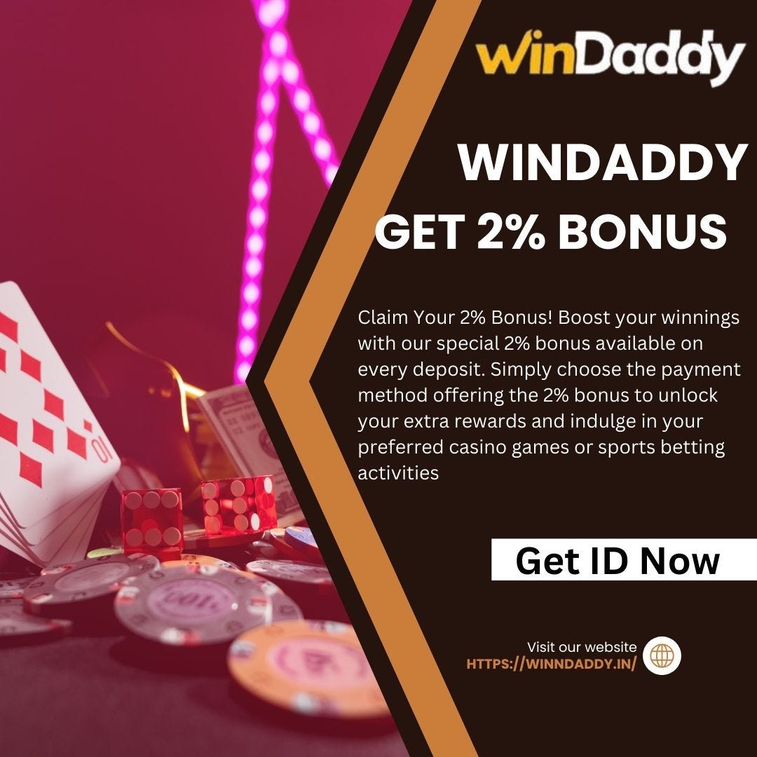 Unveiling the Windaddy 2% Bonus: Elevating Your Gaming Experience | by raviraj palisha | Apr, 2024 | Medium
